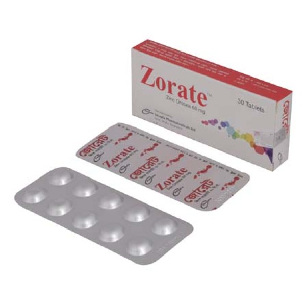 Zorate Tablet, Zinc Orotate, All Medicine