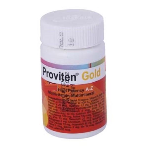 Proviten Gold Tablet 60s, Multivitamin & Multimineral A-Z, All Medicine