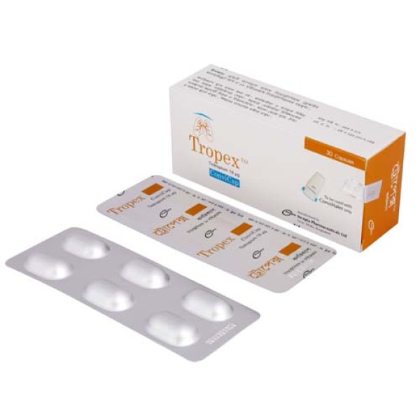 Tropex Convicap, Tiotropium Bromide, All Medicine