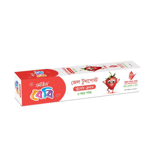 Meril Baby gel ToothPaste Strawberry Flavor in Bangladesh,Meril Baby gel ToothPaste Strawberry Flavor price , usage of Meril Baby gel ToothPaste Strawberry Flavor