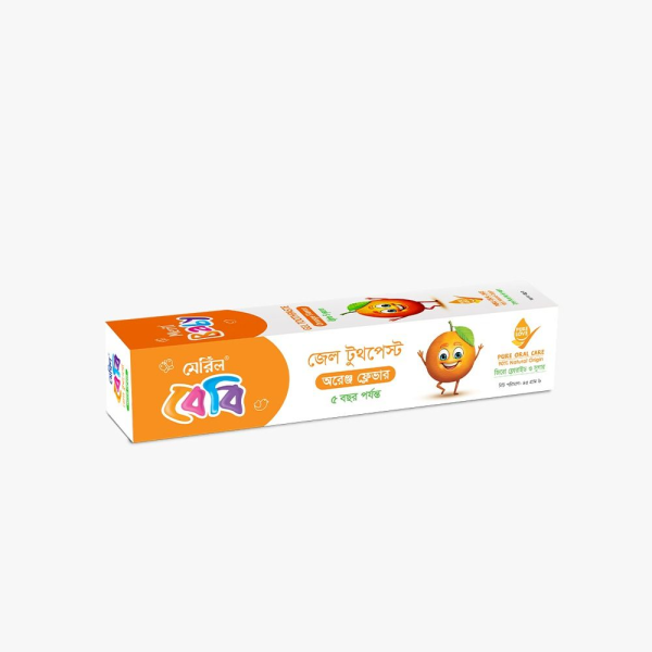 Meril Baby gel ToothPaste orange Flavor in Bangladesh,Meril Baby gel ToothPaste orange Flavor price , usage of Meril Baby gel ToothPaste orange Flavor