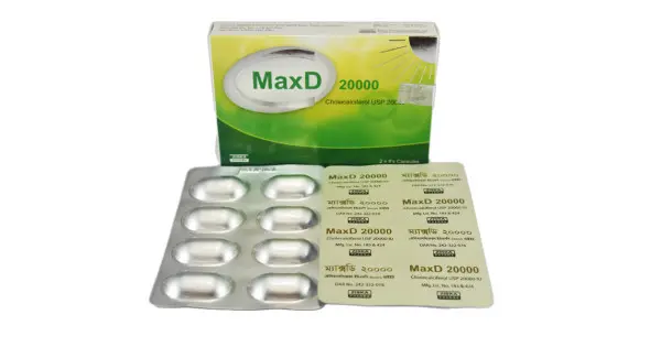 MaxD 20000 IU Capsule - Colecalciferol [Vitamin D3]