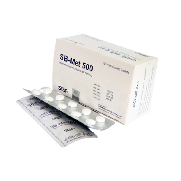SB-Met 500 mg Tablet, 1 strip