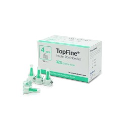 TopFine Insulin Pen Needles 4mm(32G)