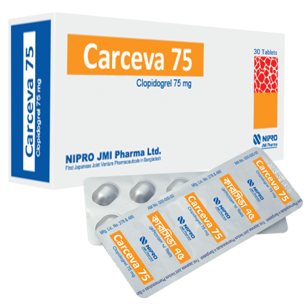 Carceva 75 mg Tablet, 1 Strip in Bangladesh,Carceva 75 mg Tablet, 1 Strip price,usage of Carceva 75 mg Tablet, 1 Strip