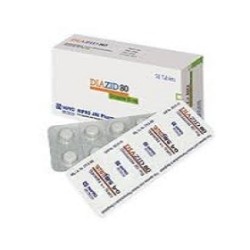 Diazid 80 mg Tablet, 1 strip