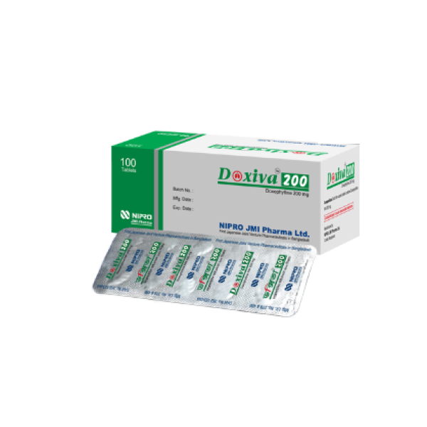 Doxiva 200 mg Tab, 1 strip in Bangladesh,Doxiva 200 mg Tab, 1 strip price , usage of Doxiva 200 mg Tab, 1 strip