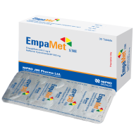 Empa Met 5 mg+500 mg Tablet, 1 Box