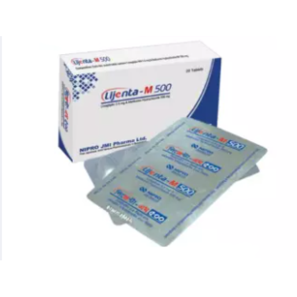Lijenta-M 500 Tab, 1 strip Lijenta-M 500 Tab, 1 strip
