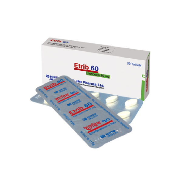 Etrib 60 mg Tablet, 1 strip in Bangladesh,Etrib 60 mg Tablet, 1 strip price, usage of Etrib 60 mg Tablet, 1 strip
