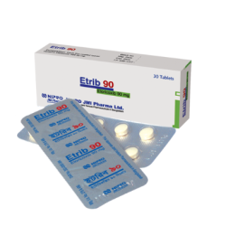 Etrib 90 mg Tablet, 1 strip
