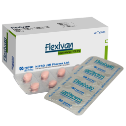 Flexivan 100 mg Tablet, 1 strip