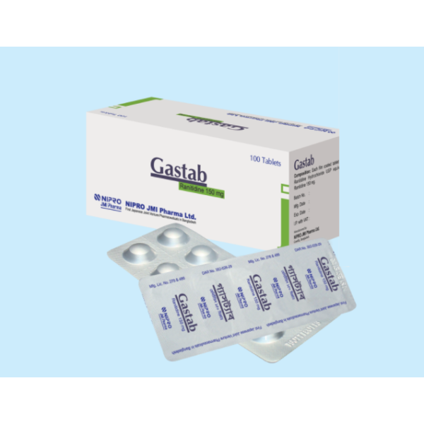 Gastab 150 mg Tablet, 1 strip Gastab 150 mg Tablet, 1 strip