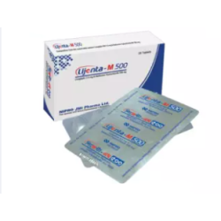 Lijenta-M 500 Tab, 1 strip