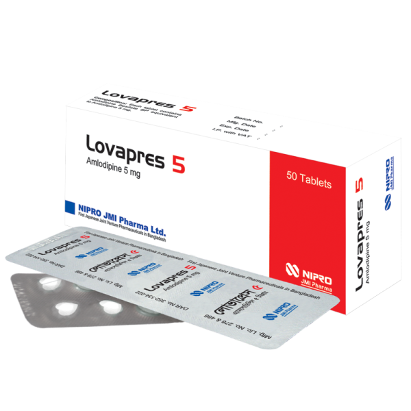 Lovapres 5mg Tablet, 1 Strip in Bangladesh,Lovapres 5mg Tablet, 1 Strip price , usage of Lovapres 5mg Tablet, 1 Strip
