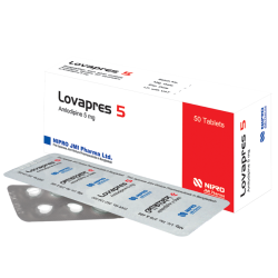 Lovapres 5mg Tablet, 1 Strip