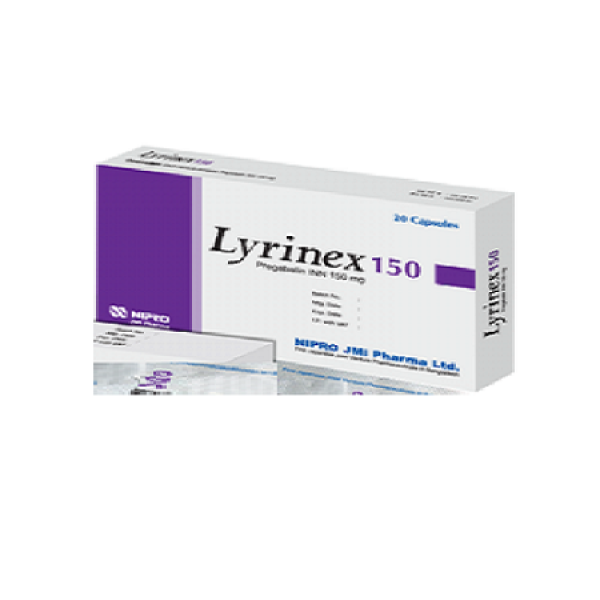 Lyrinex 150 mg Capsule, 1 strip in Bangladesh,Lyrinex 150 mg Capsule, 1 strip price, usage of Lyrinex 150 mg Capsule, 1 strip