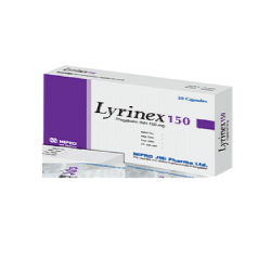 Lyrinex 150 mg Capsule, 1 strip