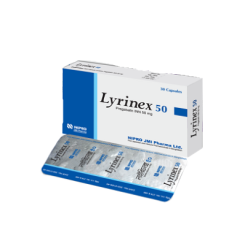 Lyrinex 50 mg Capsule, 1 strip