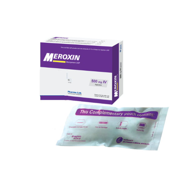 Meroxin 500 mg IV Injection or Infusion