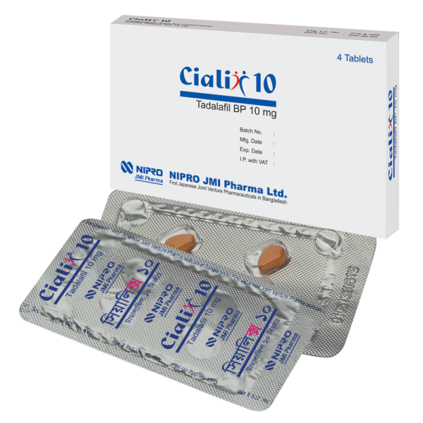 Cialix 10 mg Tab, 1 Box Cialix 10 mg Tab, 1 Box