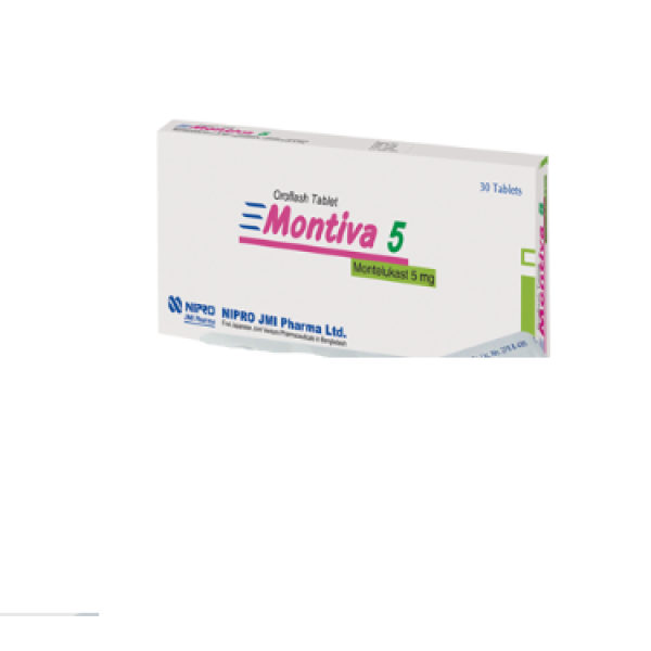 Montiva 5 mg Tablet, 1 strip