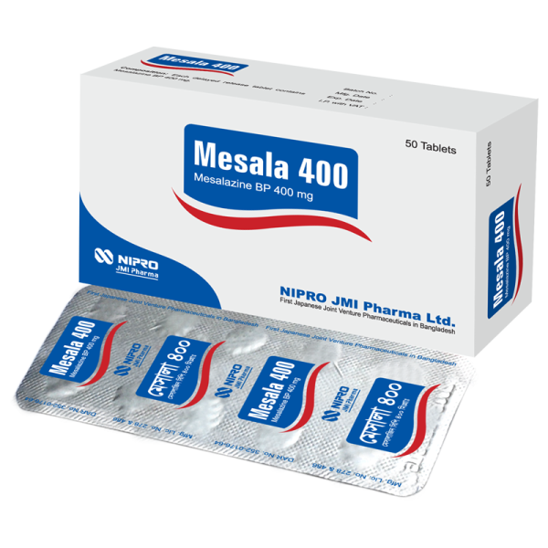 Mesala 400 mg Tablet (Delayed Release), 1 strip Mesala 400 mg Tablet (Delayed Release), 1 strip