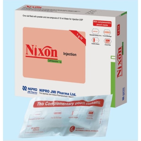 Nixon 1 gm IV in Bangladesh,Nixon 1 gm IV price , usage of Nixon 1 gm IV