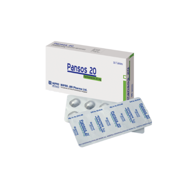 Pansos 20 mg Tablet, 1 strip in Bangladesh,Pansos 20 mg Tablet, 1 strip price,usage of Pansos 20 mg Tablet, 1 strip