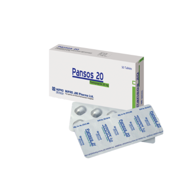 Pansos 20 mg Tablet, 1 strip Pansos 20 mg Tablet, 1 strip