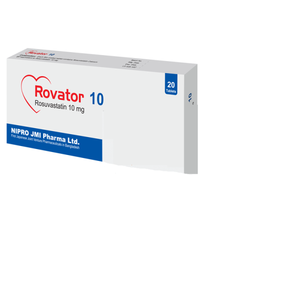 Rovator 10 mg Tablet, 1 strip in Bangladesh,ARovator 10 mg Tablet, 1 strip price,usage of Rovator 10 mg Tablet, 1 strip