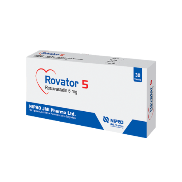 Rovator 5 mg Tablet, 1 strip in Bangladesh,ARovator 5 mg Tablet, 1 strip price,usage of Rovator 5 mg Tablet, 1 strip
