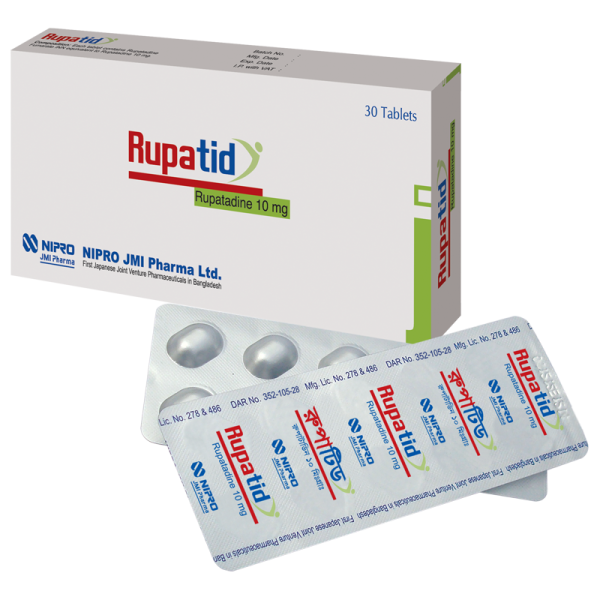 Rupatid 10 Tab, 1 strip in Bangladesh,Rupatid 10 Tab, 1 strip price , usage of Rupatid 10 Tab, 1 strip