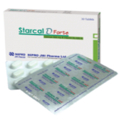 Starcal D Forte Tab, 1 strip