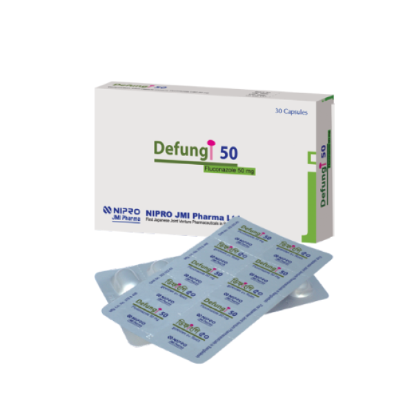 Defungi 50 mg Capsule, 1 Strip Defungi 50 mg Capsule, 1 Strip