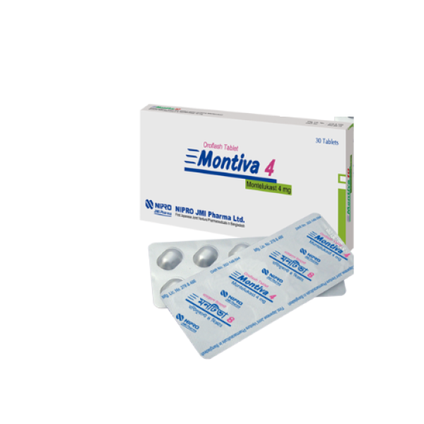 Montiva 4 mg Tablet, 1 strip in Bangladesh,Montiva 4 mg Tablet, 1 strip price,usage of Montiva 4 mg Tablet, 1 strip