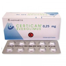Certican 0.25 mg Tablet Certican 0.25 mg Tablet