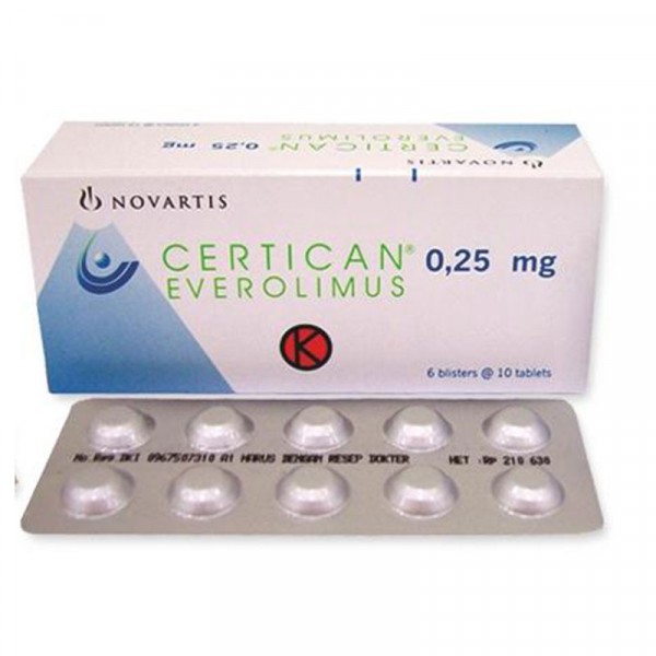 Certican 0.25 mg Tablet