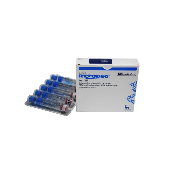 Ryzodeg penfill 100 IU 3ml