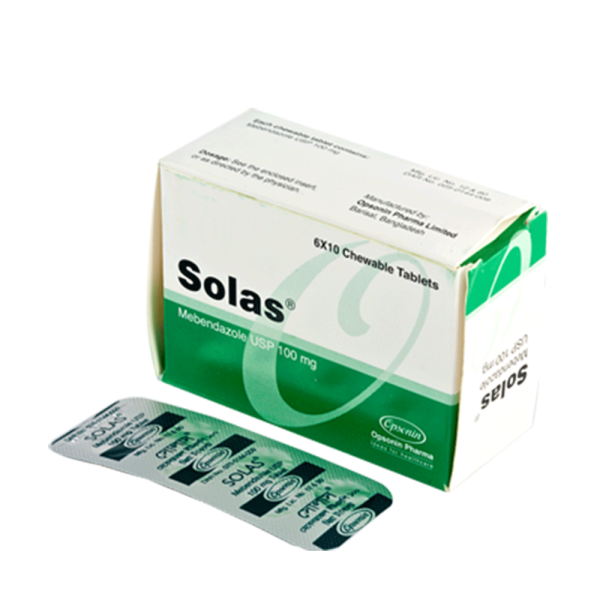 Solas 100 mg Chewable Tablet in Bangladesh,Solas 100 mg Chewable Tablet price , usage of Solas 100 mg Chewable Tablet