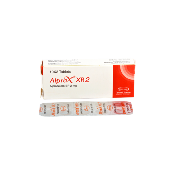 Alprax XR 2mg tab, 6465, Alprazolam