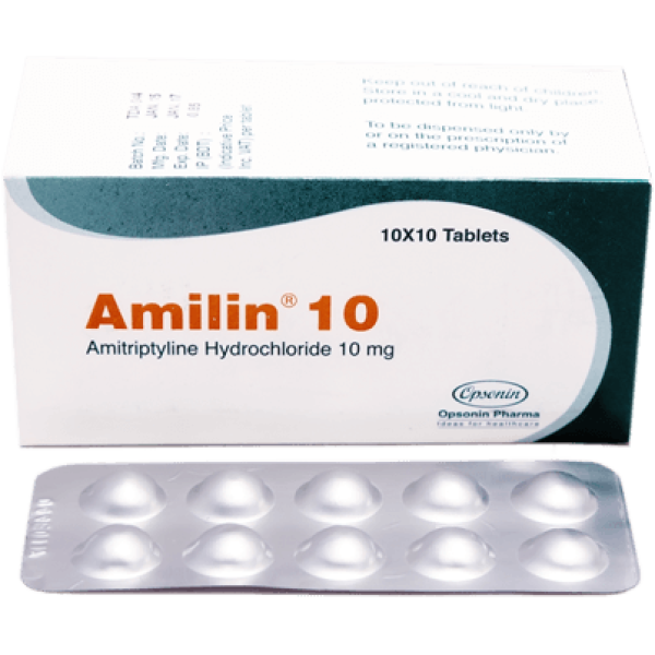 Amilin 10mg tab, 6995, Amitriptyline Hydrochloride