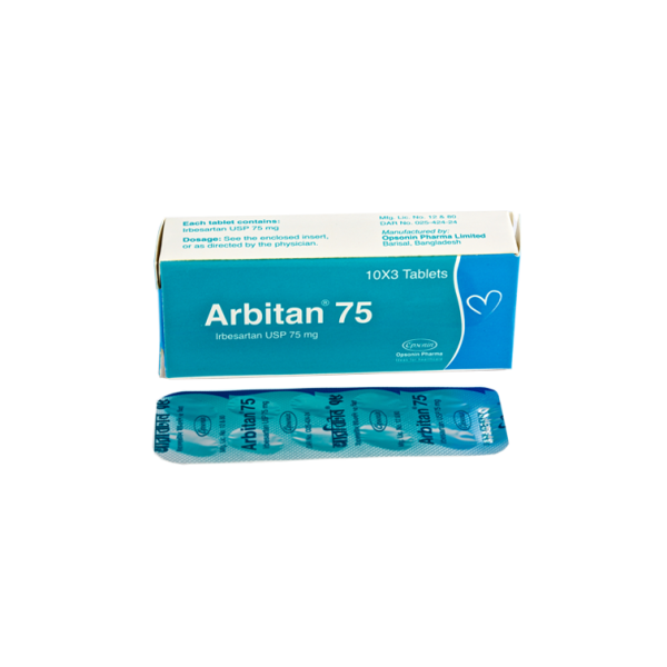 Arbitan 75 mg Tablet in Bangladesh,Arbitan 75 mg Tablet price , usage of Arbitan 75 mg Tablet,