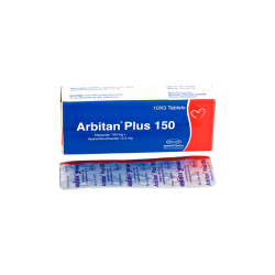 Arbitan Plus 150 mg+12.5 mg Tablet Arbitan Plus 150 mg+12.5 mg Tablet