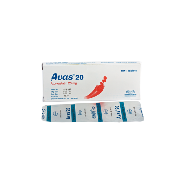 Avas 20 mg tab in Bangladesh,Avas 20 mg tab price , usage of Avas 20 mg tab
