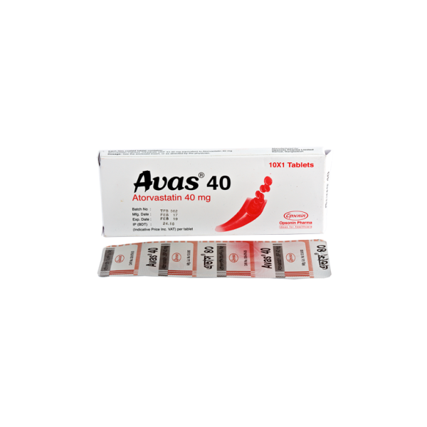 Avas 40 mg tab in Bangladesh,Avas 40 mg tab price , usage of Avas 40 mg tab