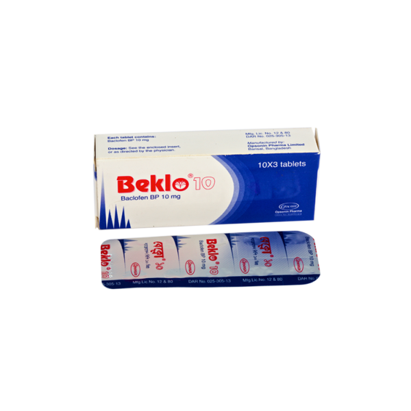 Beklo 10 mg tab in Bangladesh,Beklo 10 mg tab price , usage of Beklo 10 mg tab