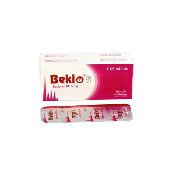 Beklo 5 mg tab - Baclofen