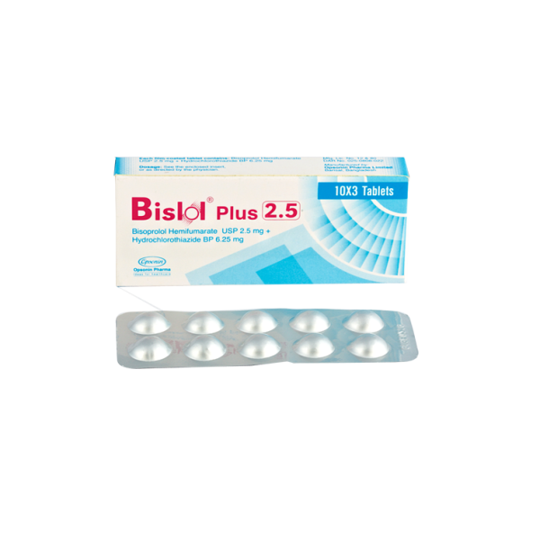 Bislol Plus 2.5 mg tab in Bangladesh,Bislol Plus 2.5 mg tab price , usage of Bislol Plus 2.5 mg tab