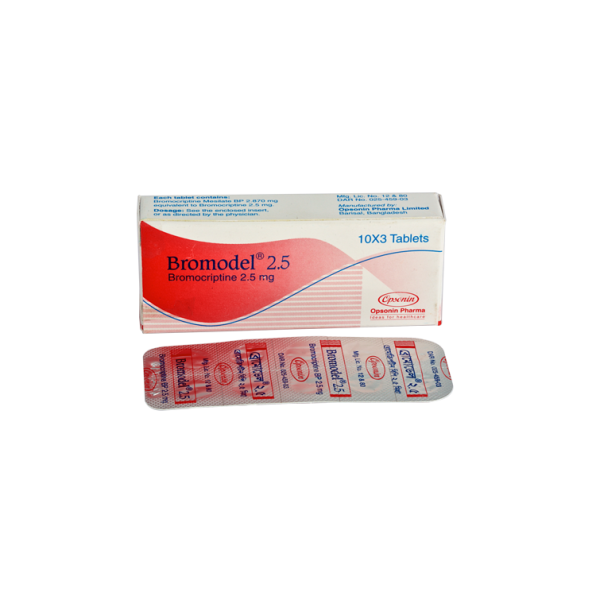 Bromodel 2.5 mg tab in Bangladesh,Bromodel 2.5 mg tab price , usage of Bromodel 2.5 mg tab